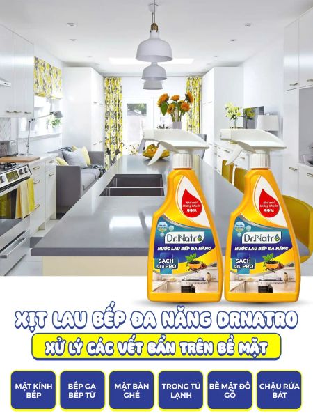 Nước Lau Bếp Nhật Bản: Bí Quyết Vệ Sinh An Toàn & Hiệu Quả Cho Mọi Loại Bếp