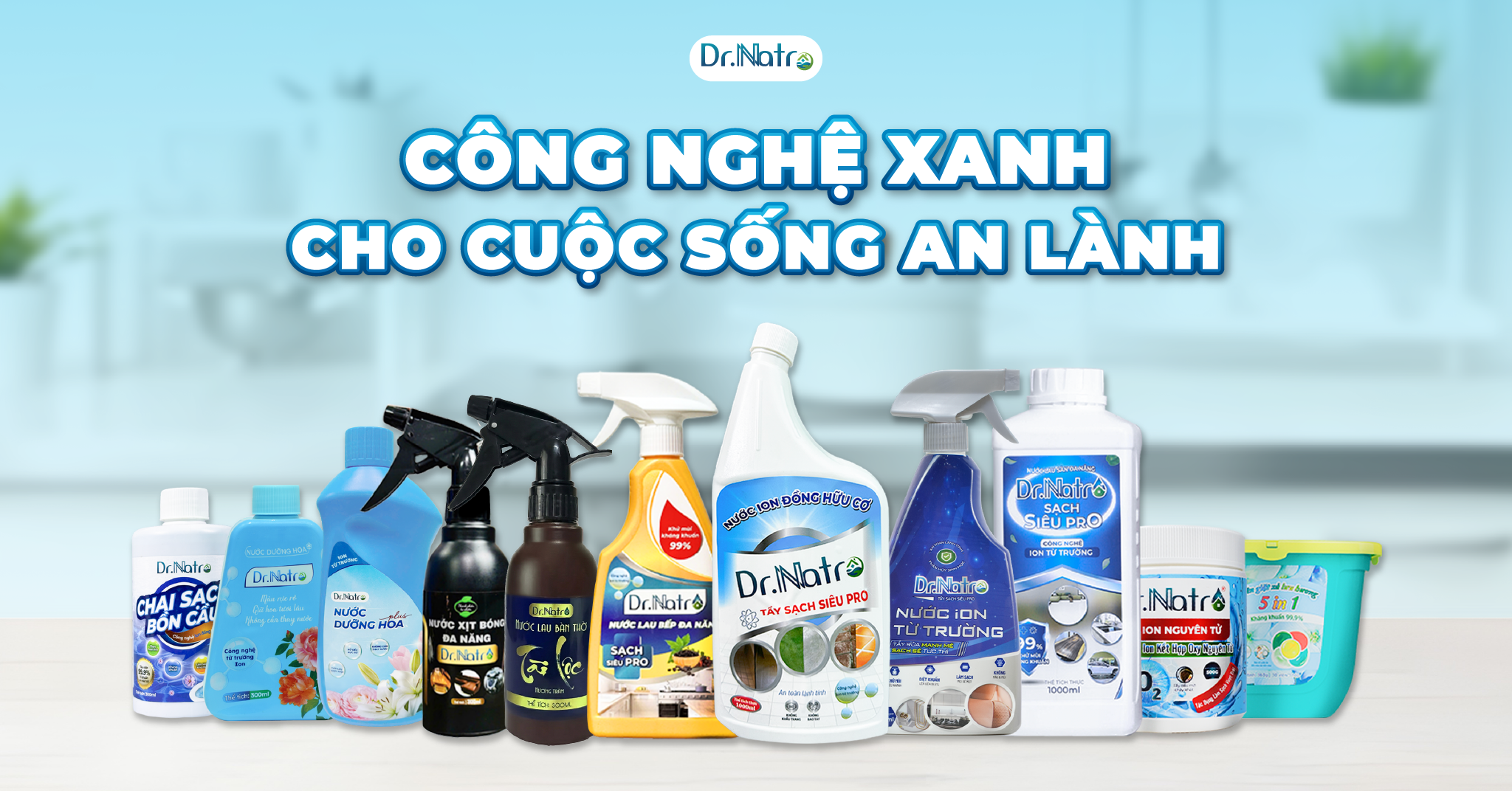 Hệ sinh thái sản phẩm Dr Natro