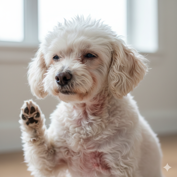 10-dau-hieu-va-cach-dieu-tri-di-ung-da-o-cho-poodle