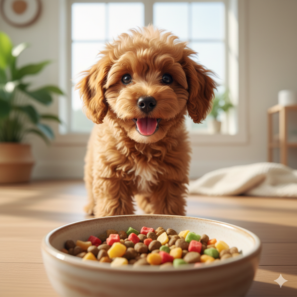 thuc-an-hat-kich-thich-moc-long-cho-cho-poodle-con