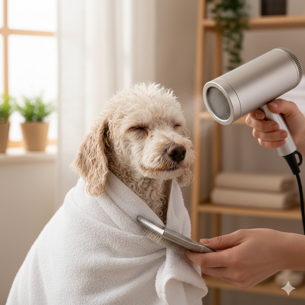 poodle-run-sau-tam-meo-giu-am-cham-soc