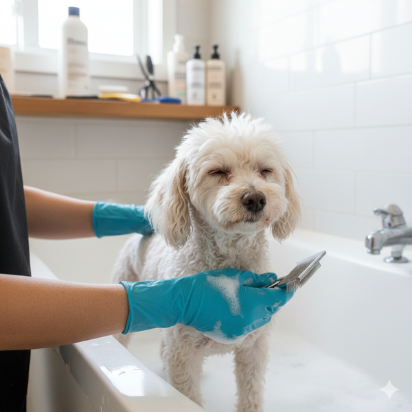 tam-cho-poodle-tai-nha