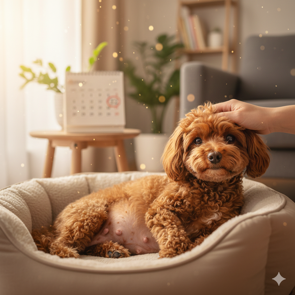 cho-poodle-mang-thai-bao-lau-chu-ky-dau-hieu-cham-soc