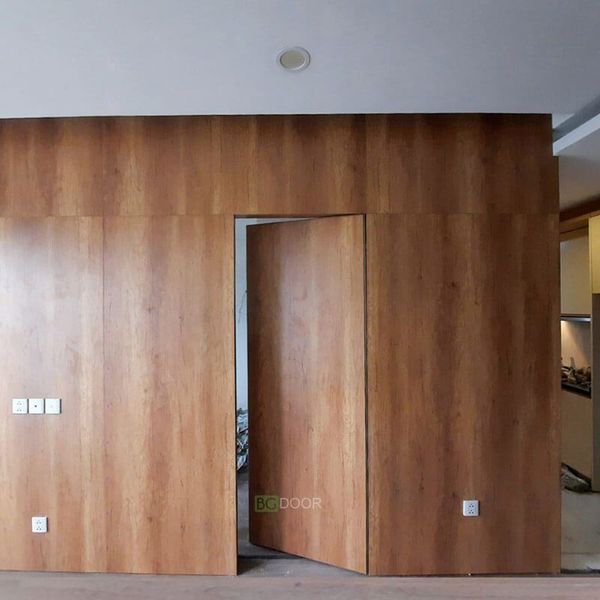 Cửa gỗ giấu khuôn