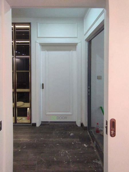 Cửa lùa gỗ công nghiệp