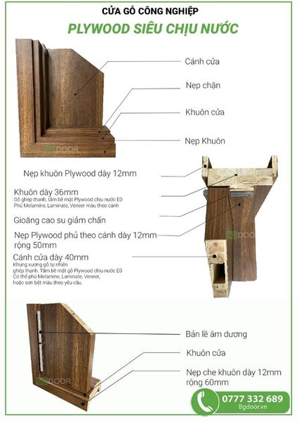 cửa MDF chống ẩm