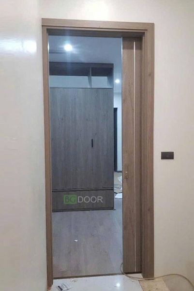 Cửa gỗ ngăn phòng được làm từ gỗ ván ép Plywood