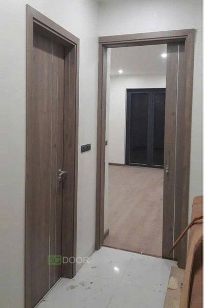 Cửa gỗ ngăn phòng được làm từ gỗ ván ép Plywood