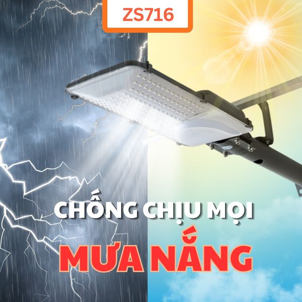 ĐÈN NLMT ZEALSUN ZS716 CHỐNG CHỊU MỌI MƯA NẮNG
