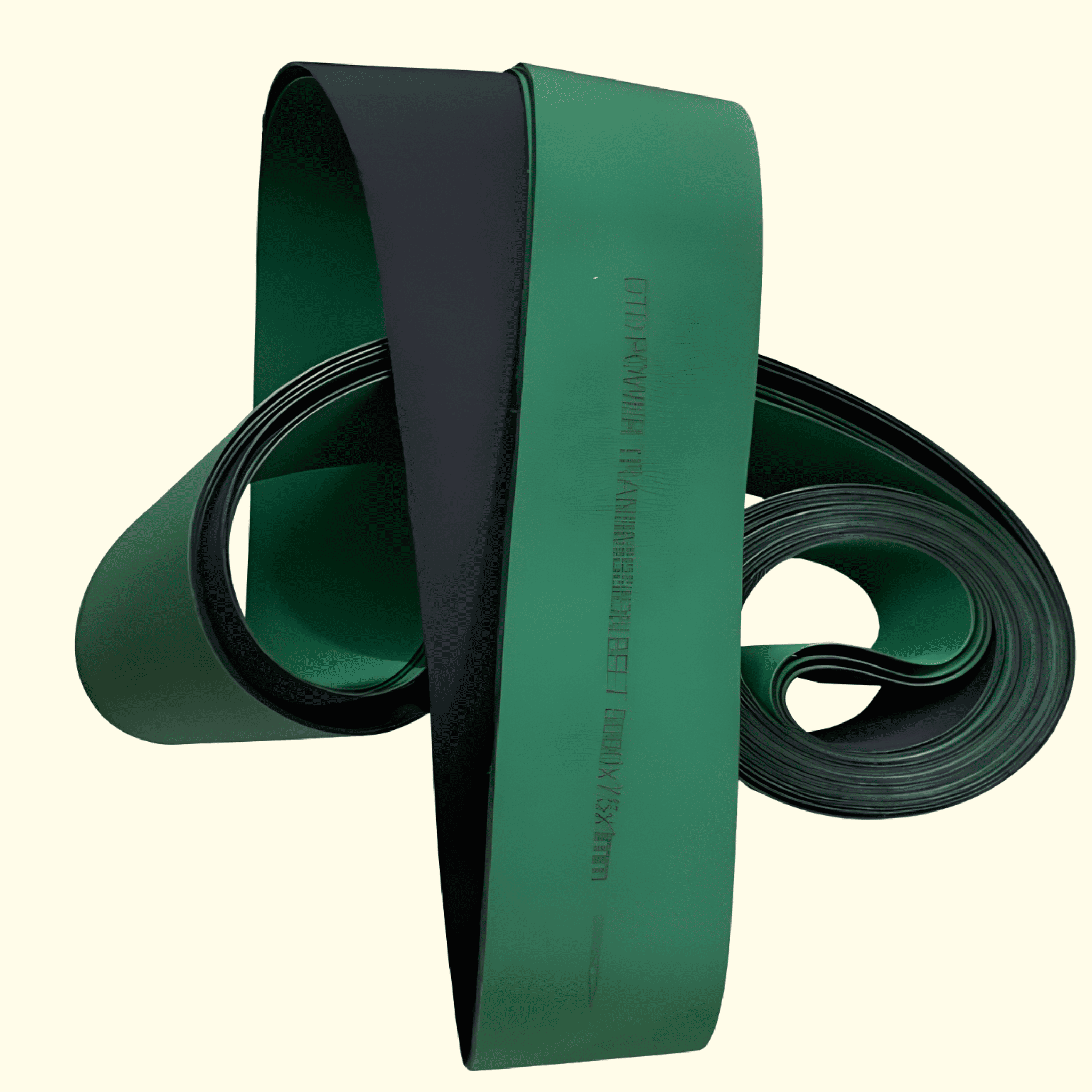 Do có kết cấu phẳng và không có rãnh như các loại dây khác, dây curoa dẹt (flat belt) có sụ tính toán chiều dài một cách nhanh chóng và ít phức tạp hơn