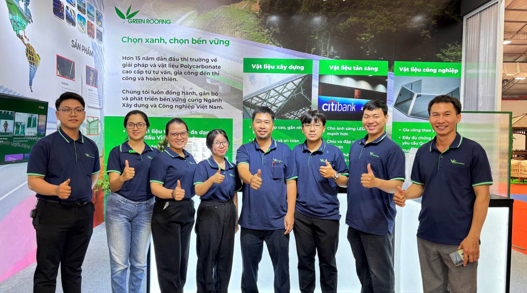 Đội ngũ nhân sự Green Roofing