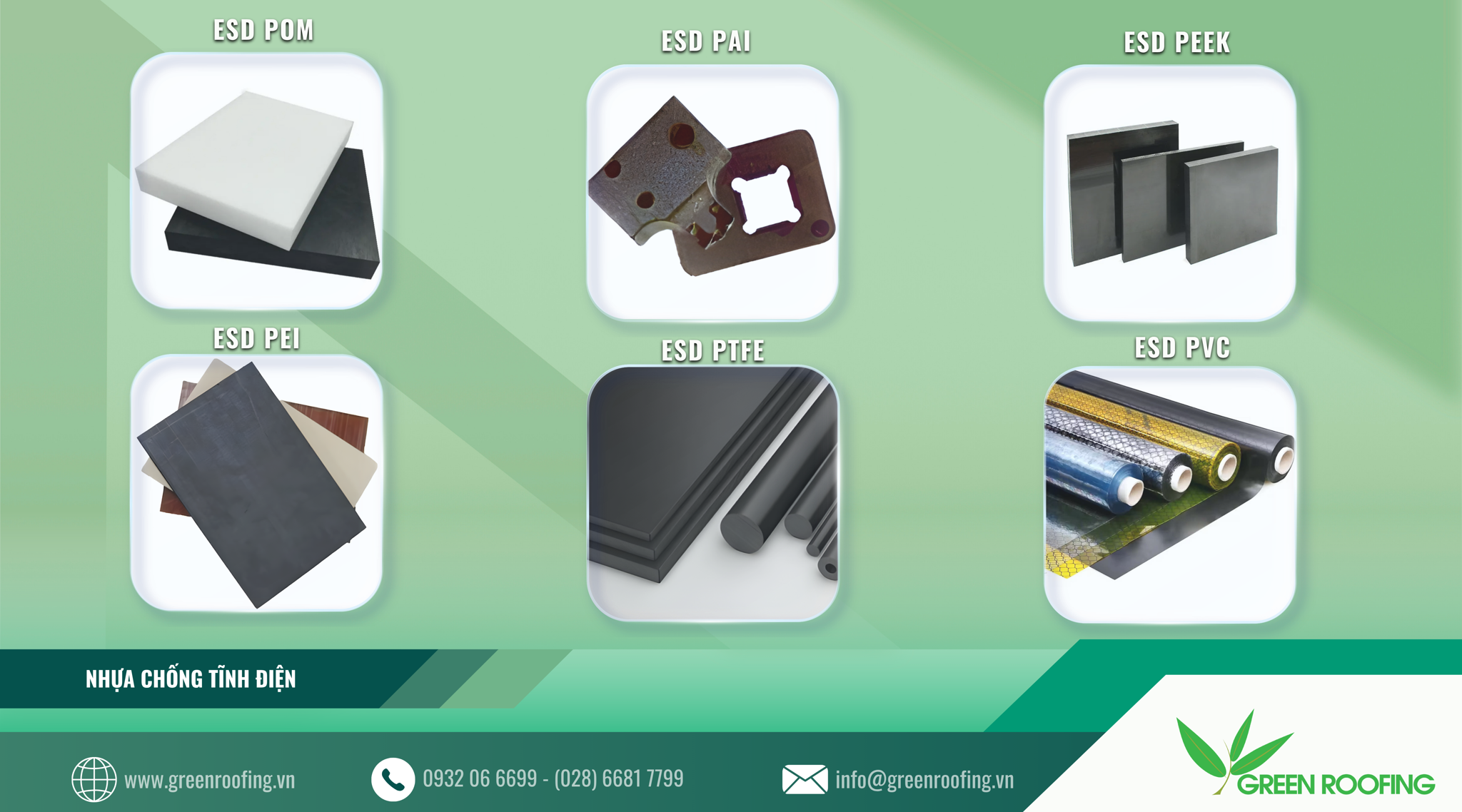 Nhóm nhựa kỹ thuật chống tĩnh điện