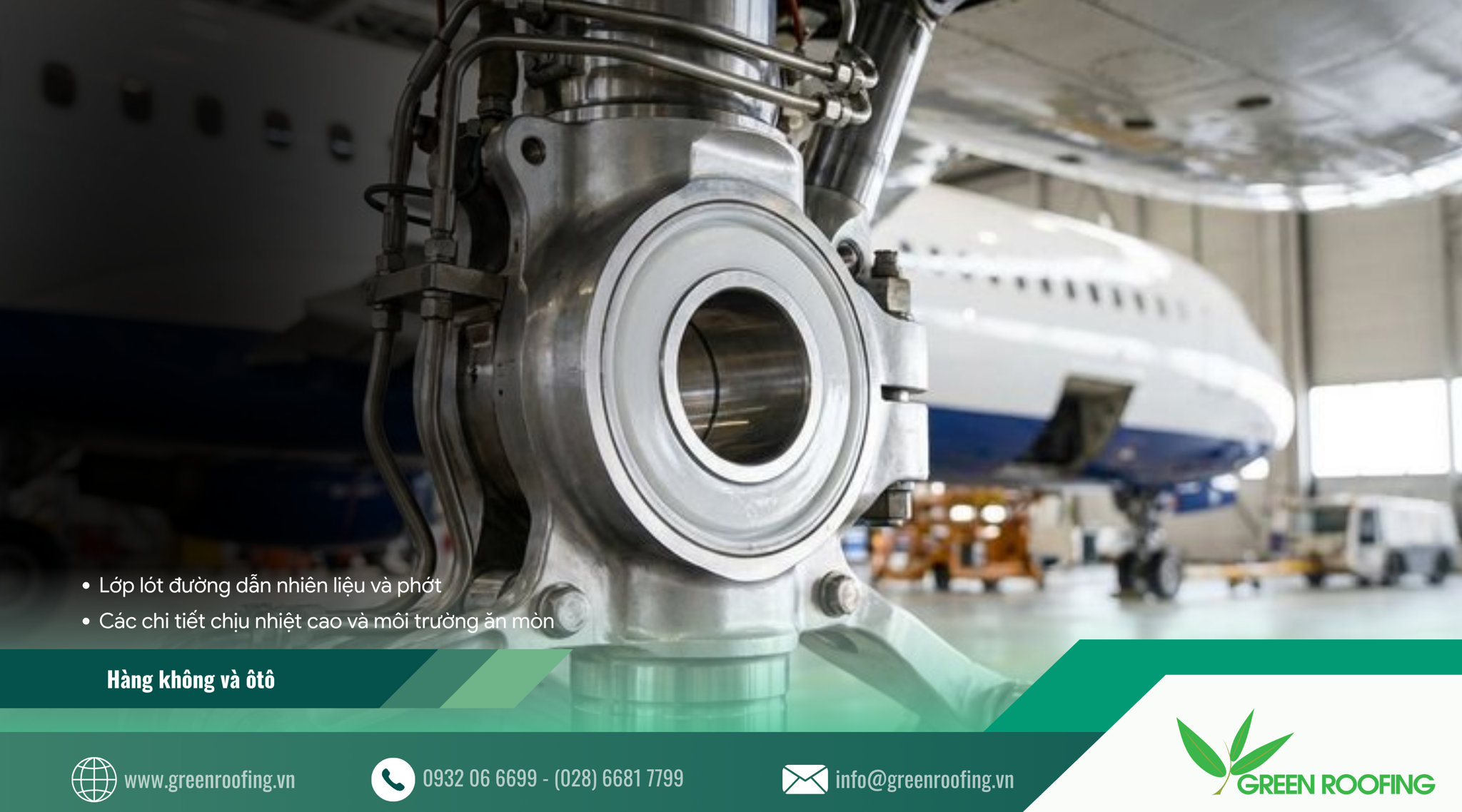 ứng dụng nhựa ptfe trong hàng không & ô tô