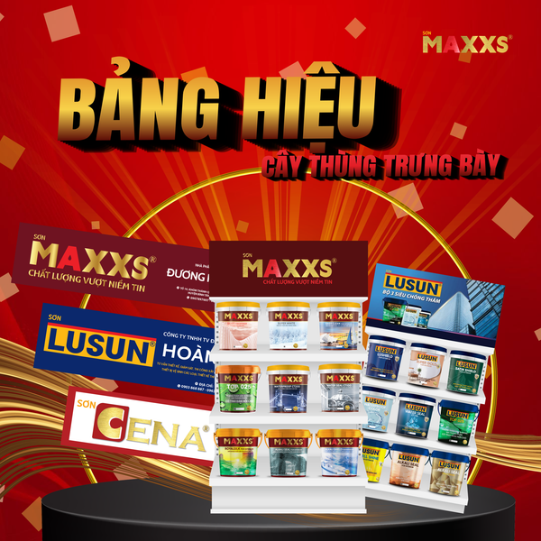 Hỗ trợ Bảng Hiệu và Cây Thùng Trưng Bày - Chương trình Mở Đơn Hàng Đầu Nhận Ưu Đãi Khủng
