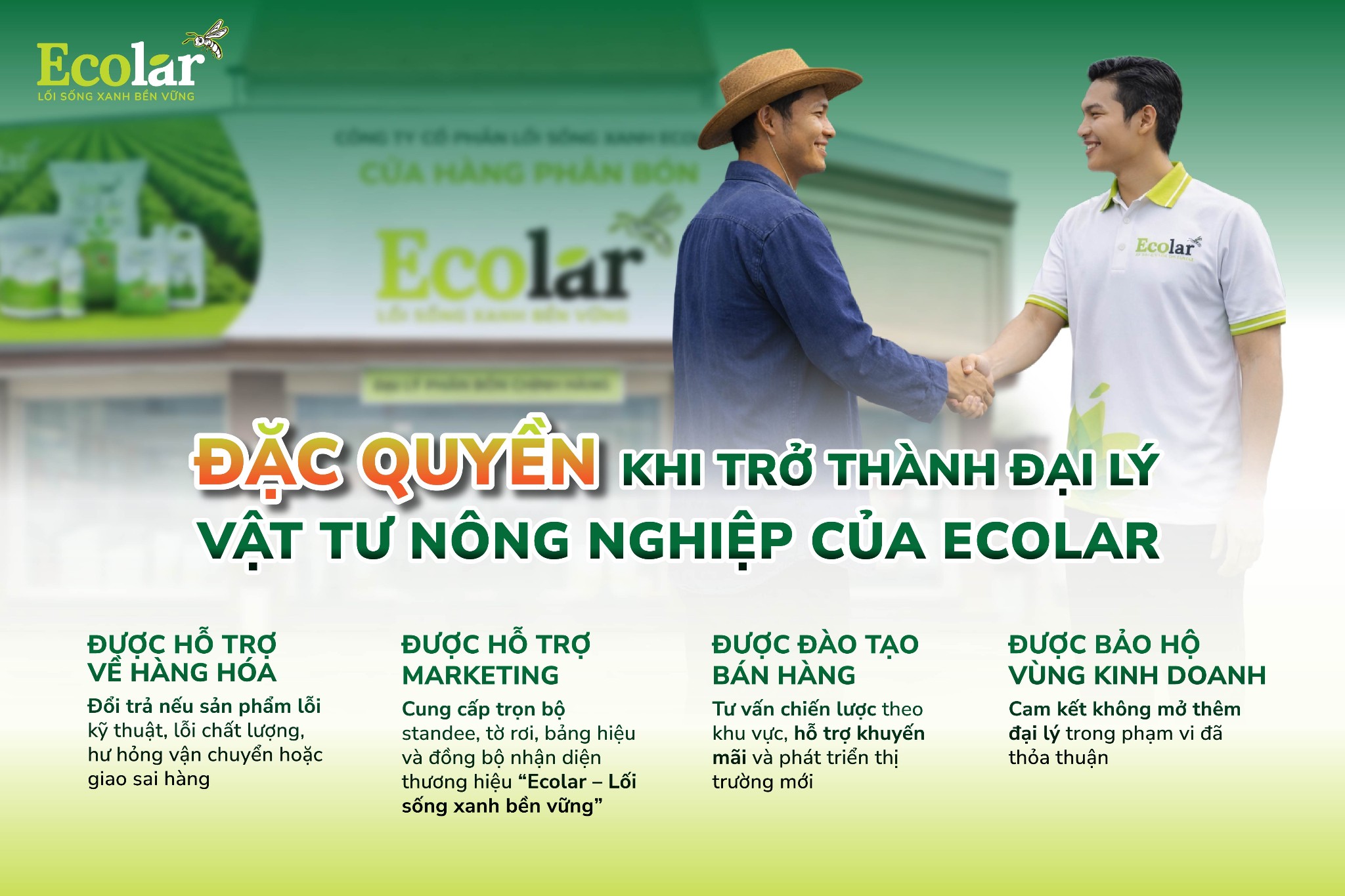đặc quyền khi hợp tác cùng ecolar