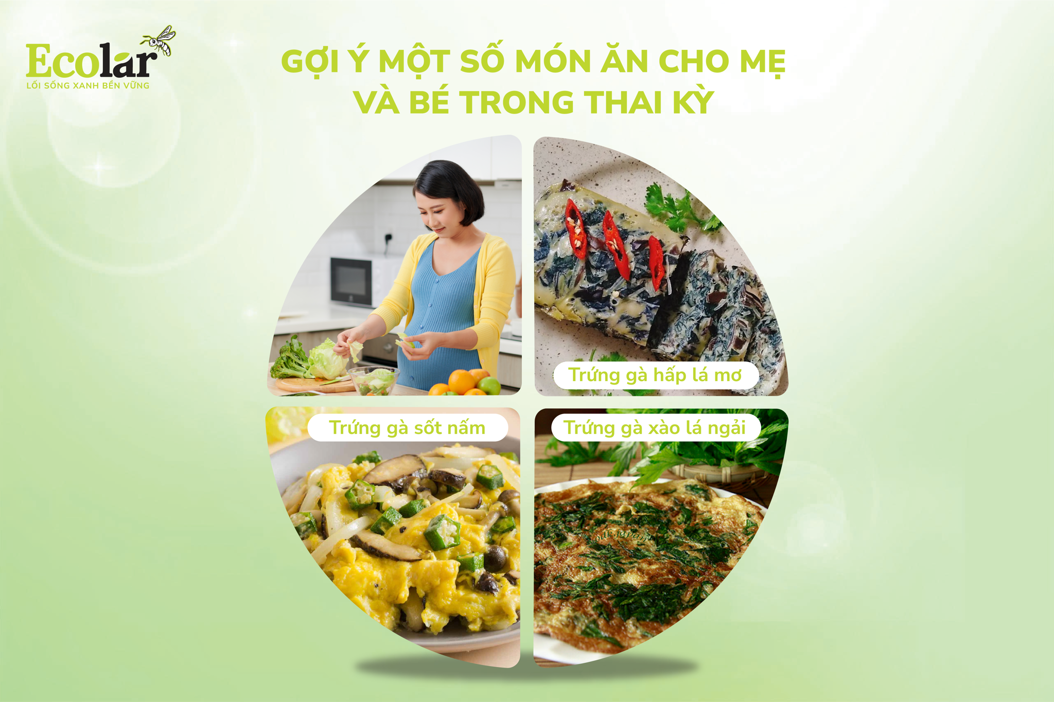 một số món ăn cho mẹ bầu