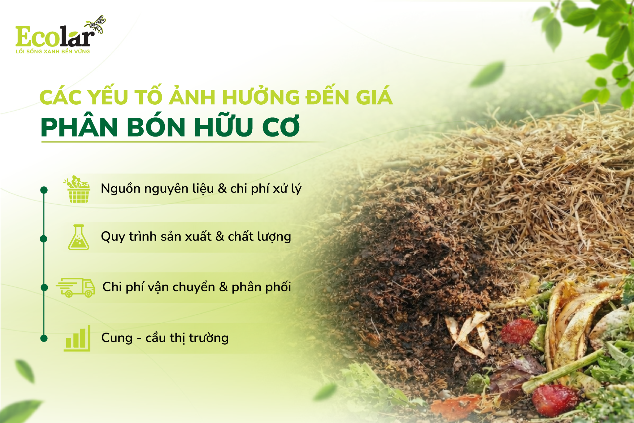 các yếu tố ảnh hưởng phân bón hữu cơ