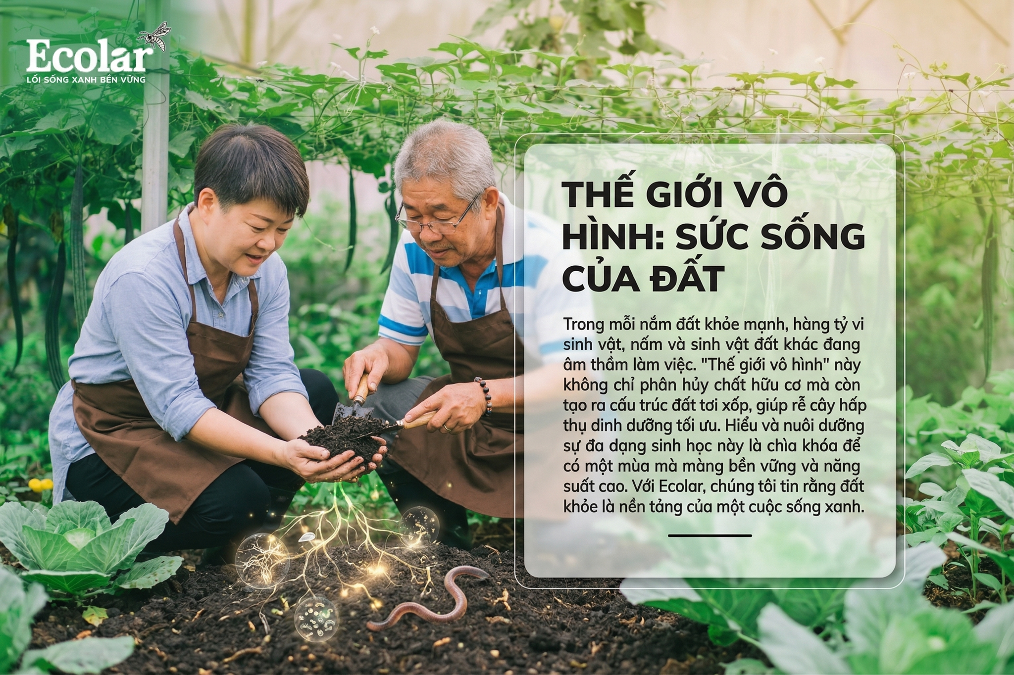 'Thế Giới Vô Hình' Quyết Định Độ Màu Mỡ Của Đất