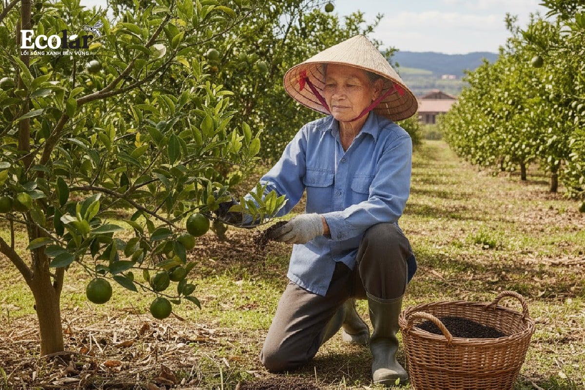 Phân hữu cơ vi sinh cung cấp nguồn dưỡng chất bền vững cho từng giai đoạn