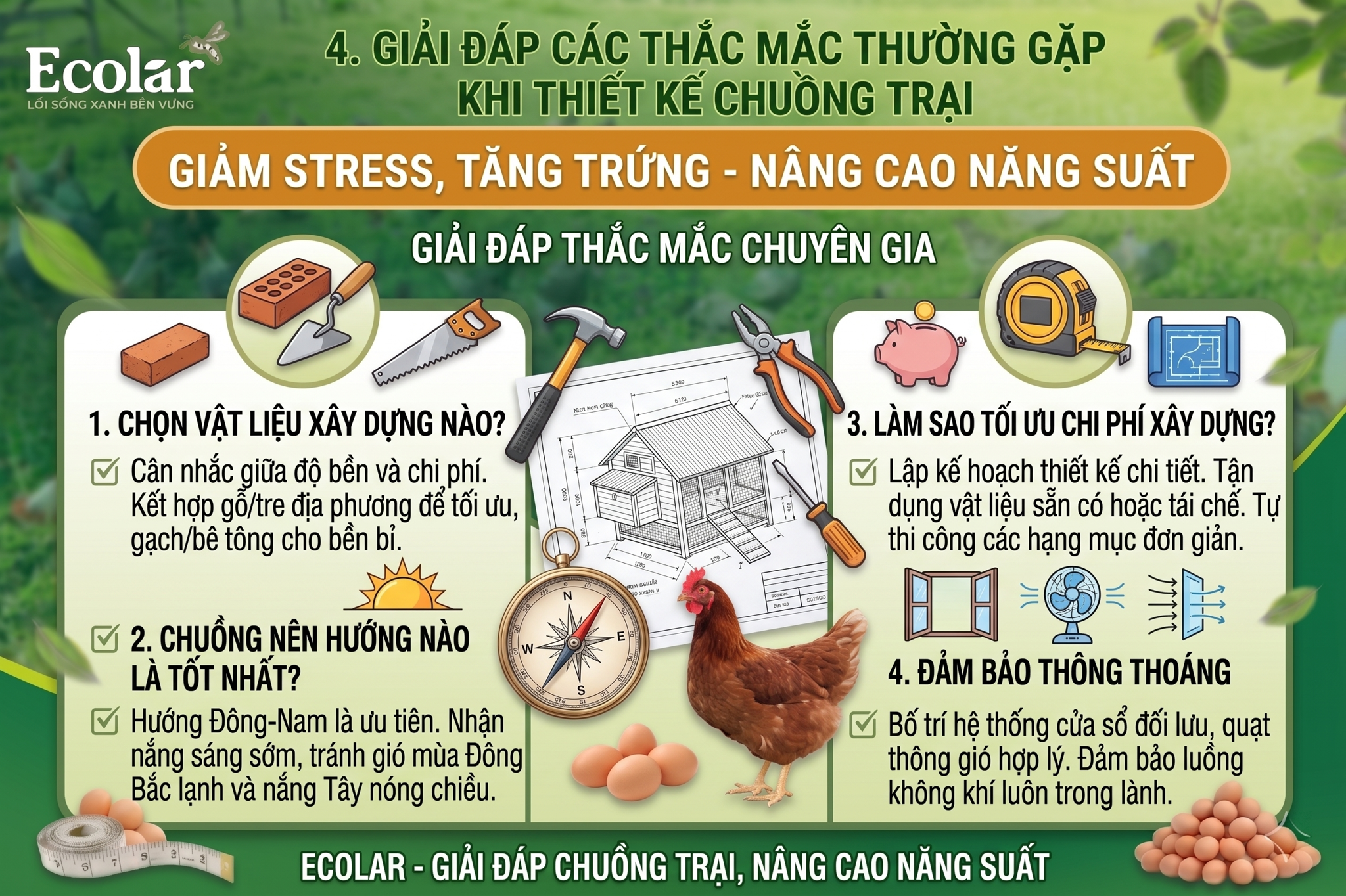 Giải Đáp Các Thắc Mắc Thường Gặp Khi Thiết Kế Chuồng Trại