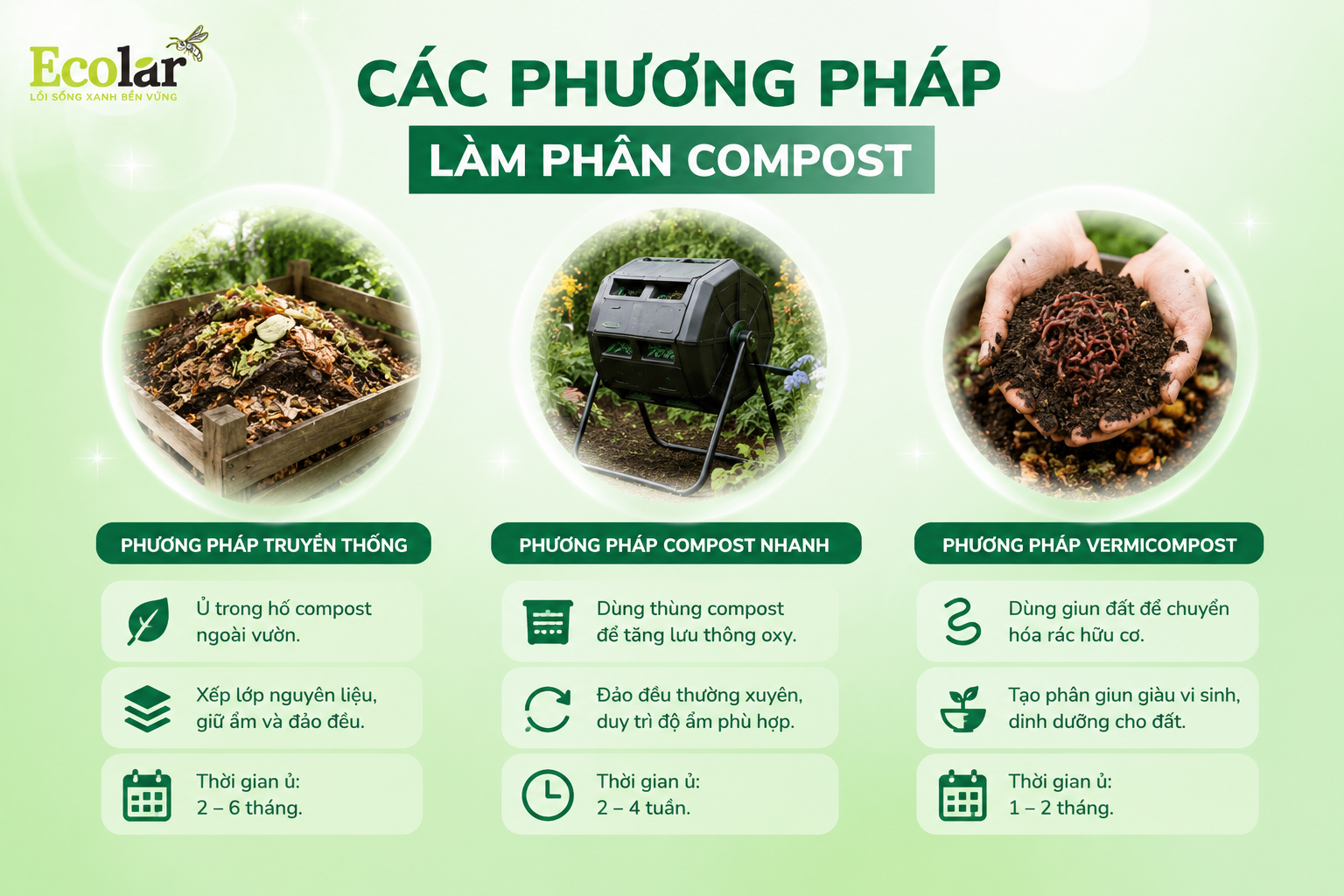 Các phương pháp làm phân compost