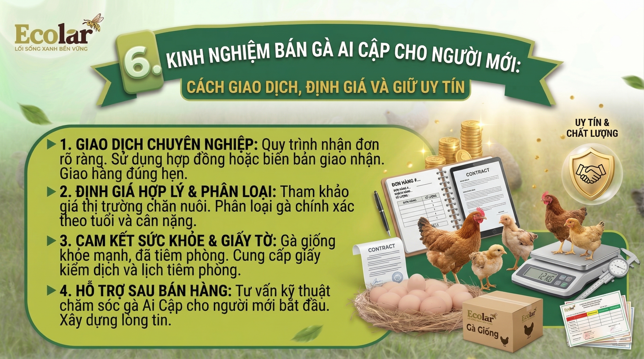Cách Giao Dịch, Định Giá Và Giữ Uy Tín
