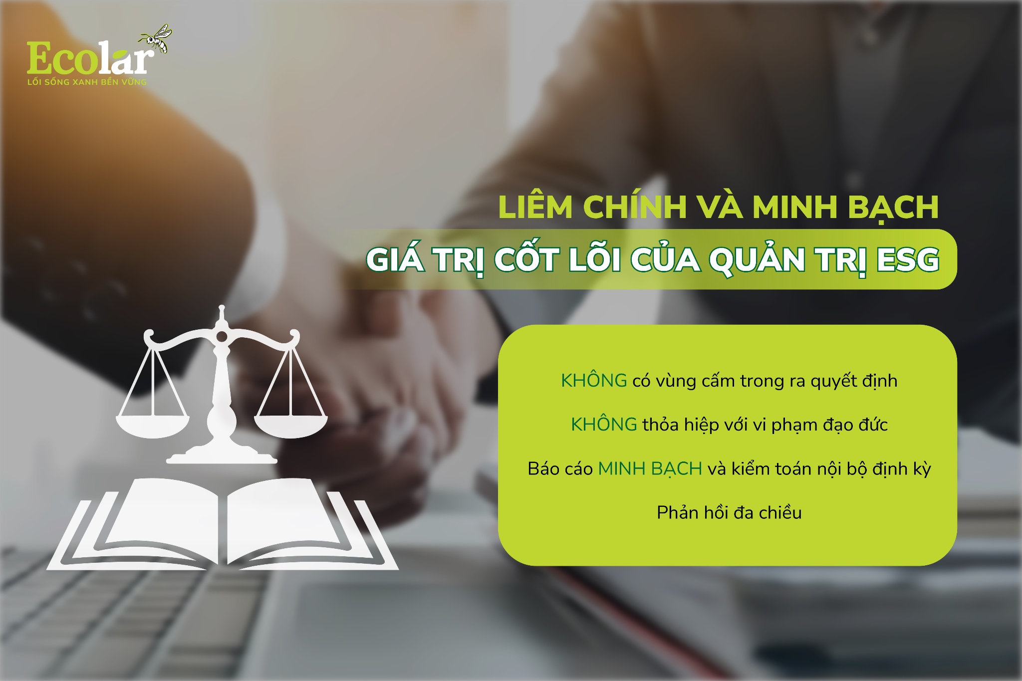 Giá trị cốt lõi của quản trị ESG