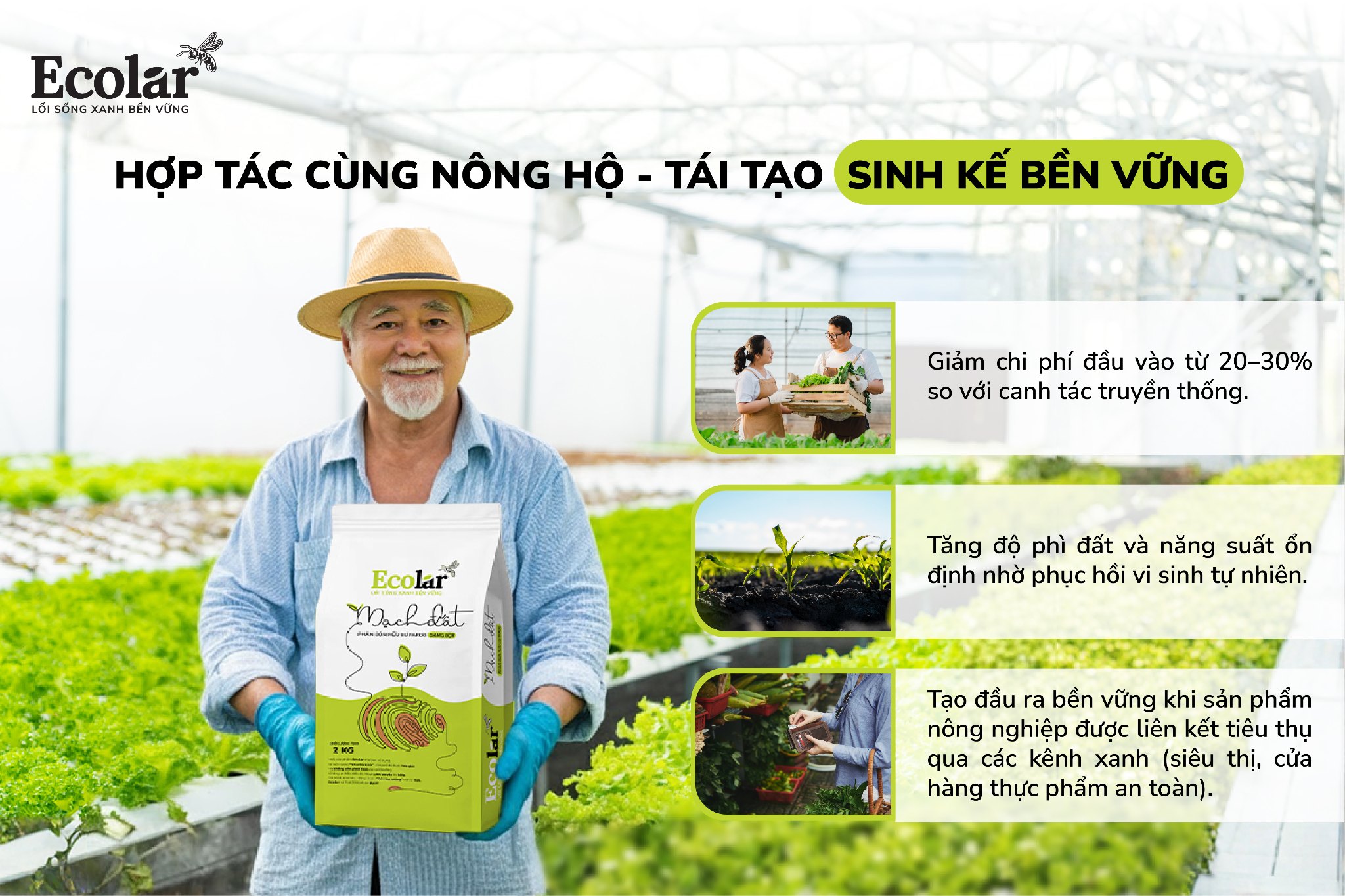 hợp tác nông hộ ecolar
