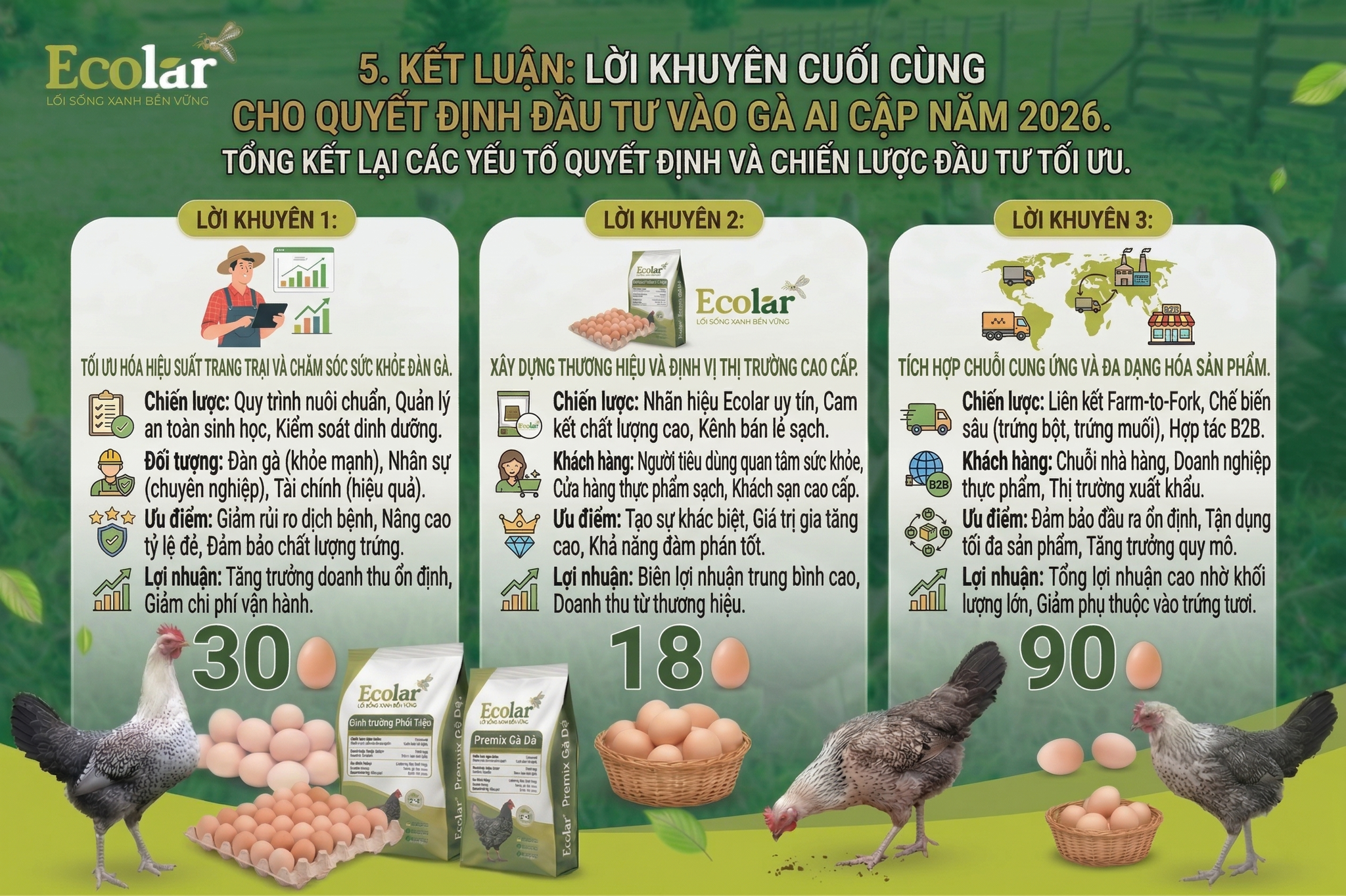 Lời Khuyên Cuối Cùng Cho Quyết Định Đầu Tư Vào Gà Ai Cập Năm 2026