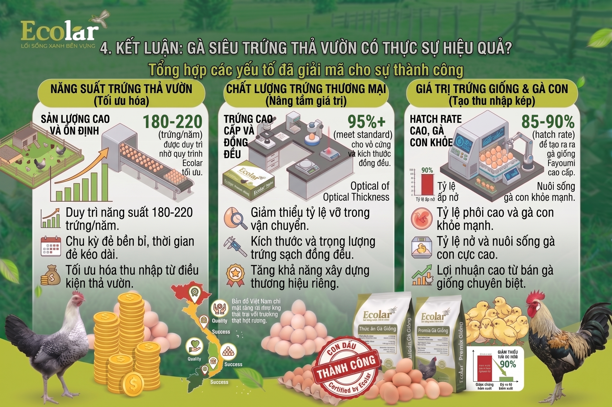 Vậy Gà Siêu Trứng Thả Vườn Có Thực Sự Hiệu Quả?