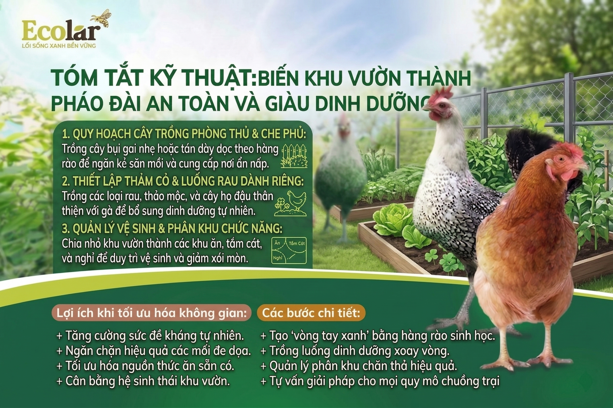 Quản Lý Không Gian Sống - Biến Khu Vườn Thành Pháo Đài An Toàn và Giàu Dinh Dưỡng