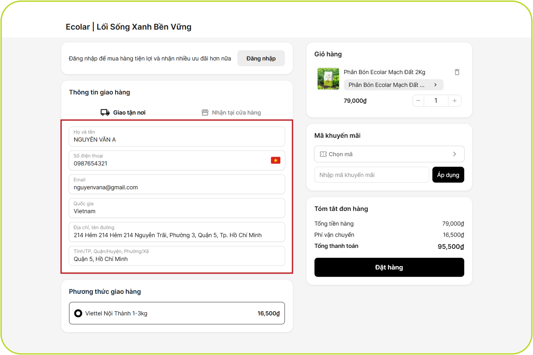THÔNG TIN KHÁCH HÀNG