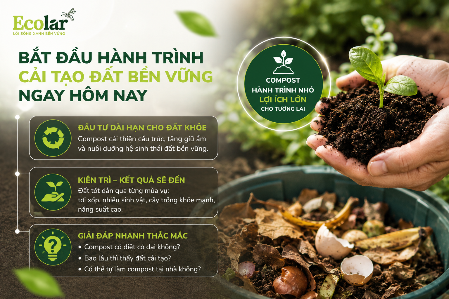 Kết Luận: Bắt Đầu Hành Trình Cải Tạo Đất Bền Vững Ngay Hôm Nay