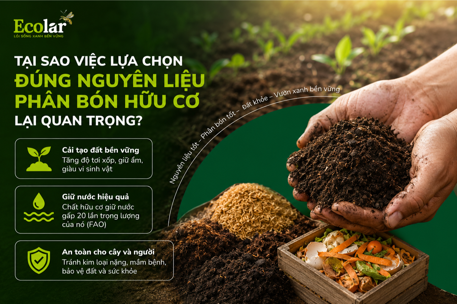 Mở Đầu: Tại Sao Việc Lựa Chọn Đúng Nguyên Liệu Phân Bón Hữu Cơ Lại Quan Trọng?