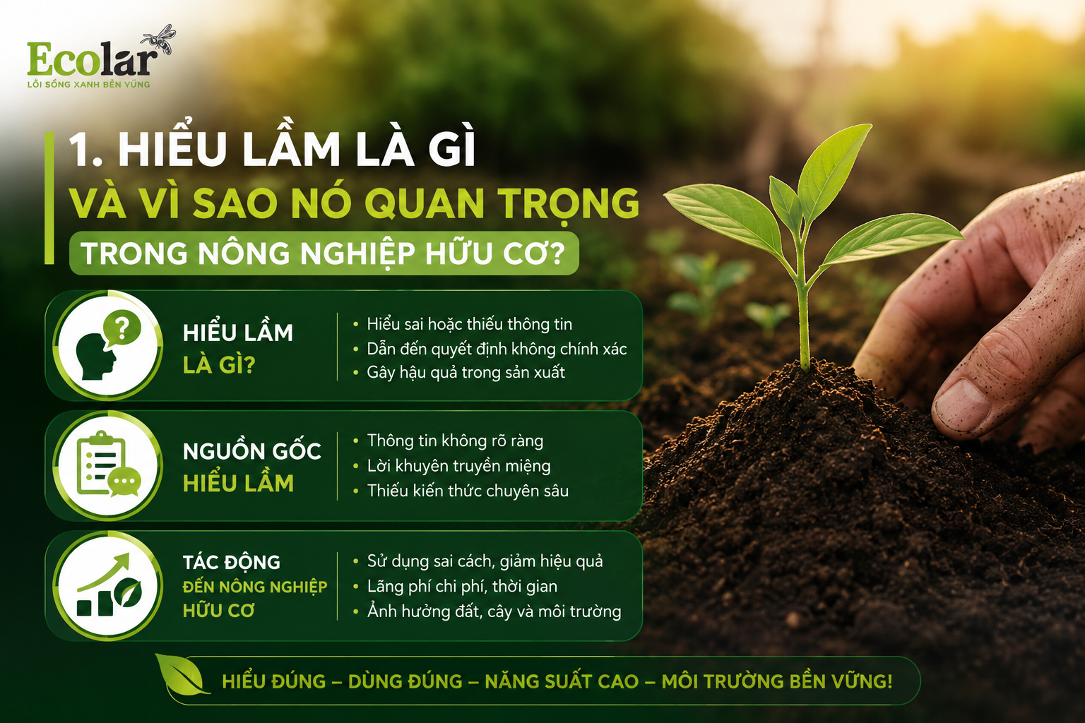 Hiểu Lầm Là Gì Và Vì Sao Nó Quan Trọng Trong Nông Nghiệp Hữu Cơ?