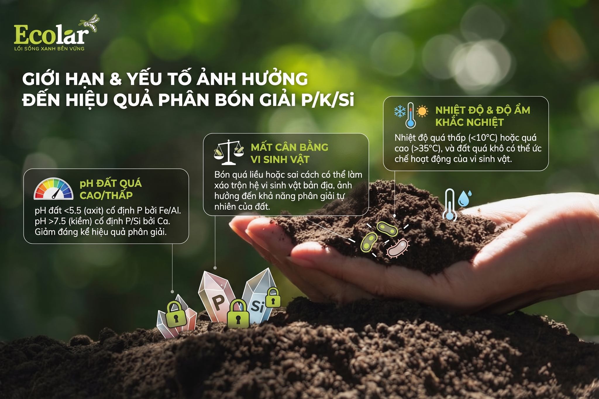 những chỉ dấu thực tế cho thấy phân phân giải hoạt động