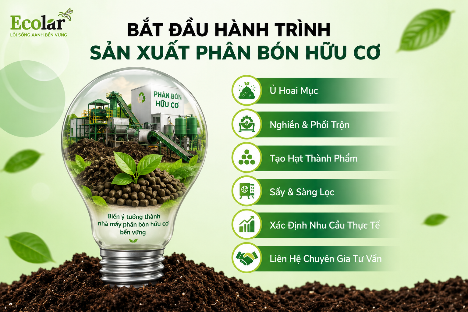 Tổng Kết: Bắt Đầu Hành Trình Sản Xuất Phân Bón Hữu Cơ Của Bạn