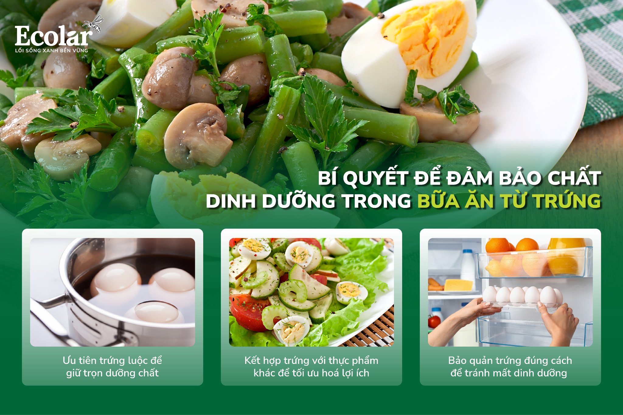 Bí quyết chế biến trứng giúp giữ trọn dinh dưỡng