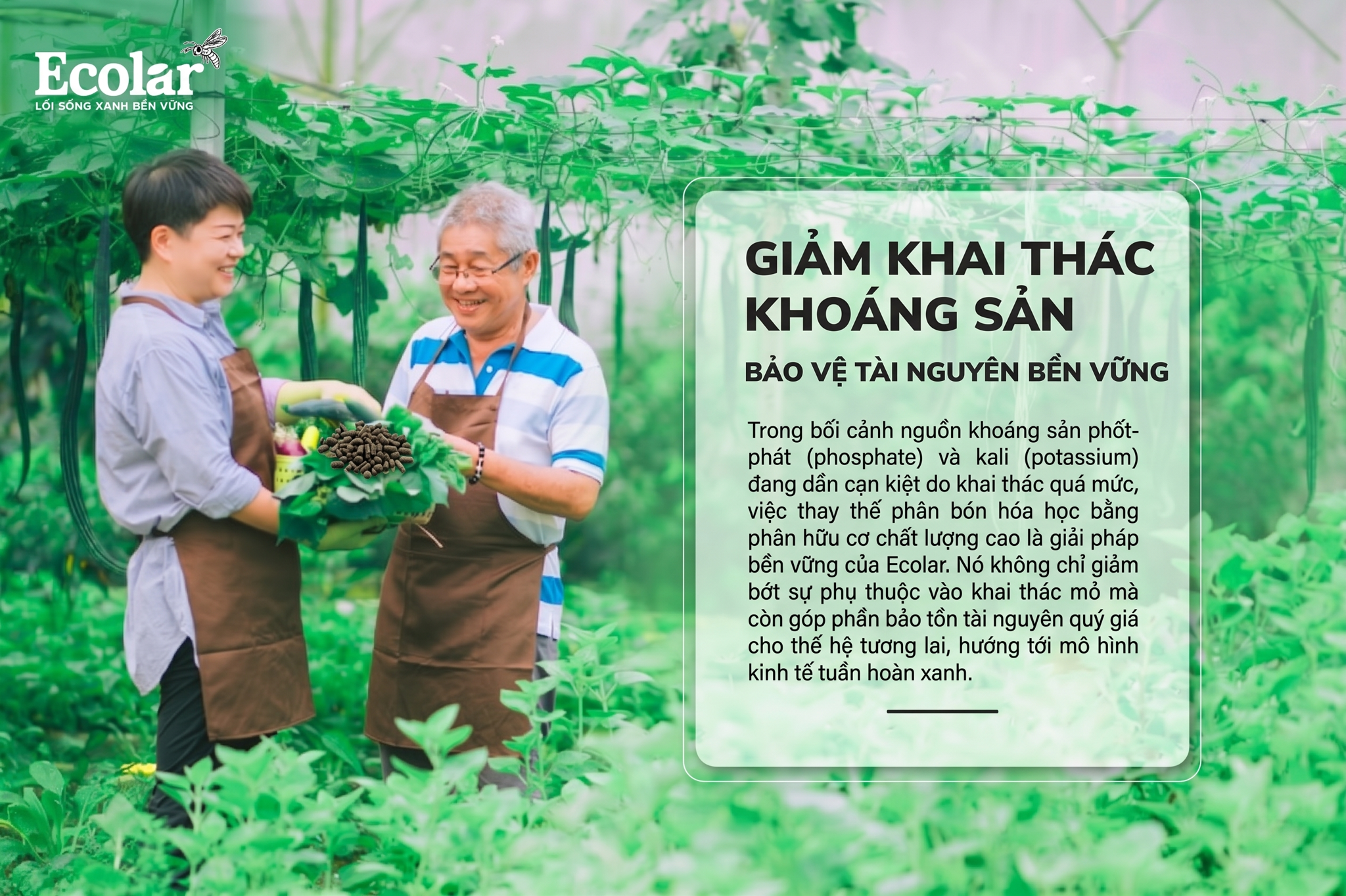 Giảm tác động khai thác khoáng sản (phosphate, potassium) và rủi ro cạn kiệt tài nguyên