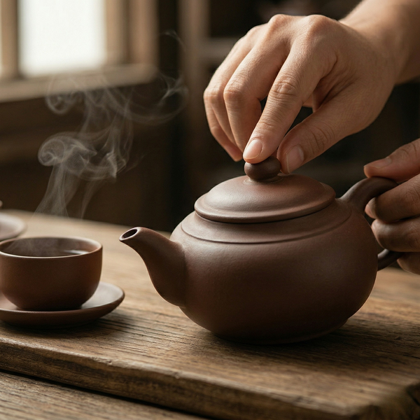 Test độ khít nắp để nhận biết ấm trà Bát Tràng chính hãng