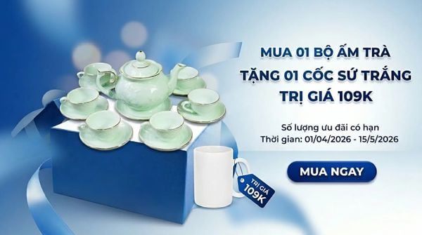 Ưu đãi tháng 4 của Làng Gốm