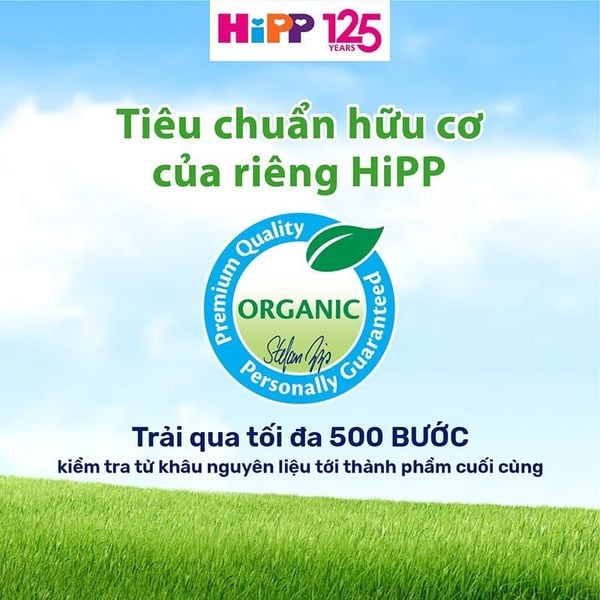 Sữa công thức HiPP làm từ nguồn nguyên liệu hữu cơ đạt chuẩn EU Organic