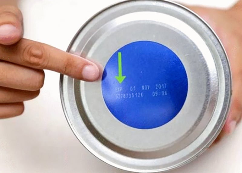 Sữa công thức mở nắp để được khoảng 3-4 tuần từ khi khui hộp