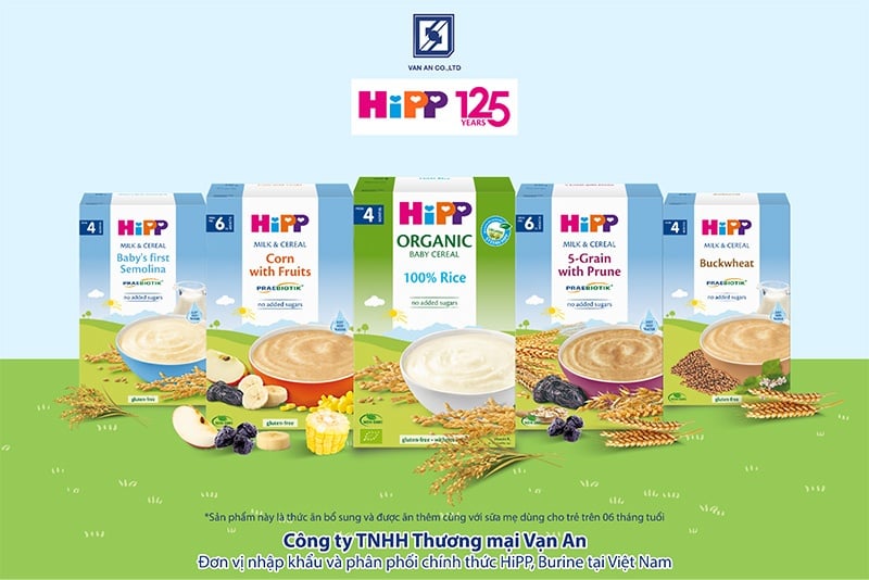Mua bột ăn dặm HiPP Organic chính hãng tại Vạn An