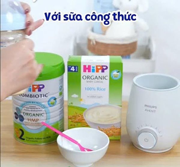 Hướng dẫn pha bột HiPP với sữa công thức