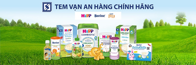 Sản phẩm ăn dặm được nhập khẩu và phân phối bởi Vạn An