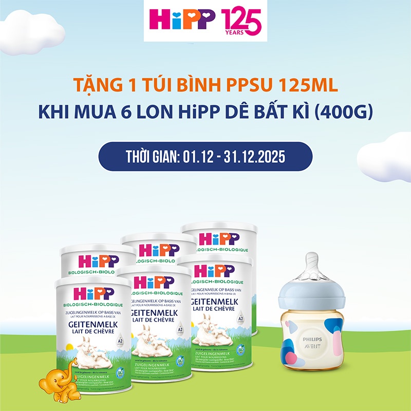 Combo 6 lon HiPP dê