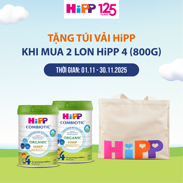 Combo 2 lon Sữa HiPP 04&nbsp;Organic Combiotic®