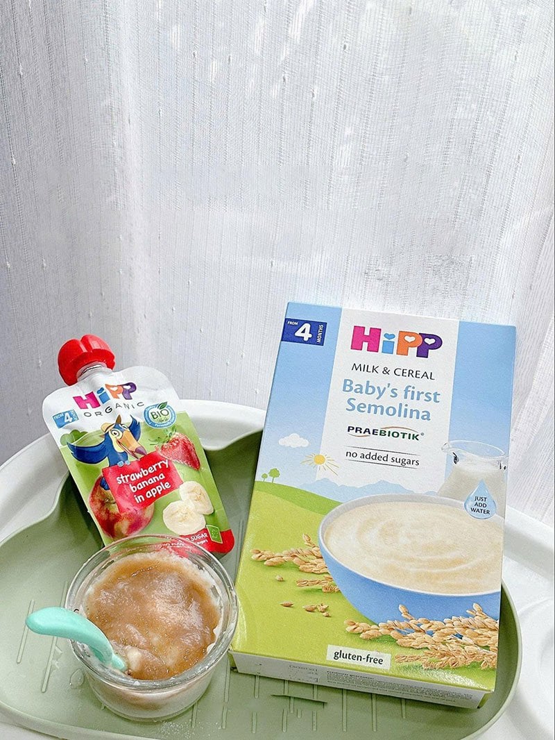 Bột HiPP mix trái cây nghiền HiPP