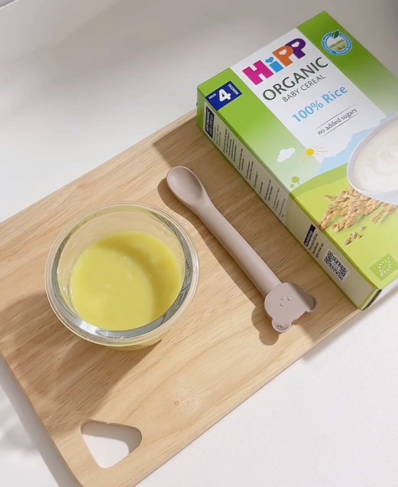 Bánh Flan làm từ bột HiPP